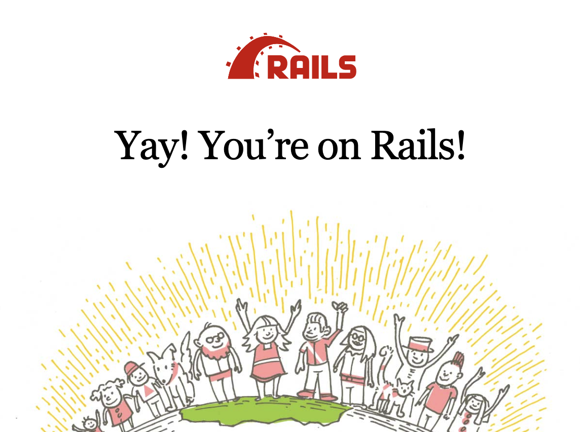 Rails Welcome Message